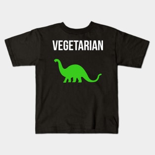 Vegetarian Dinosaur Kids T-Shirt